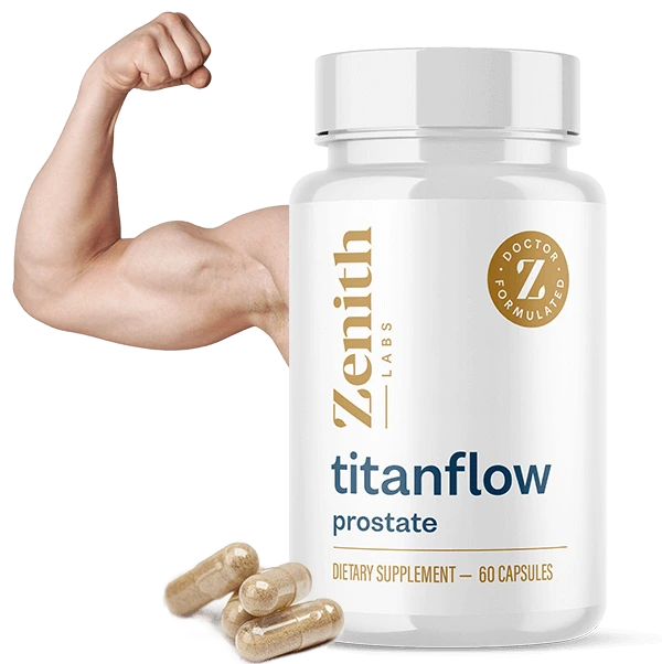 Titan Flow dietary supplement capsules